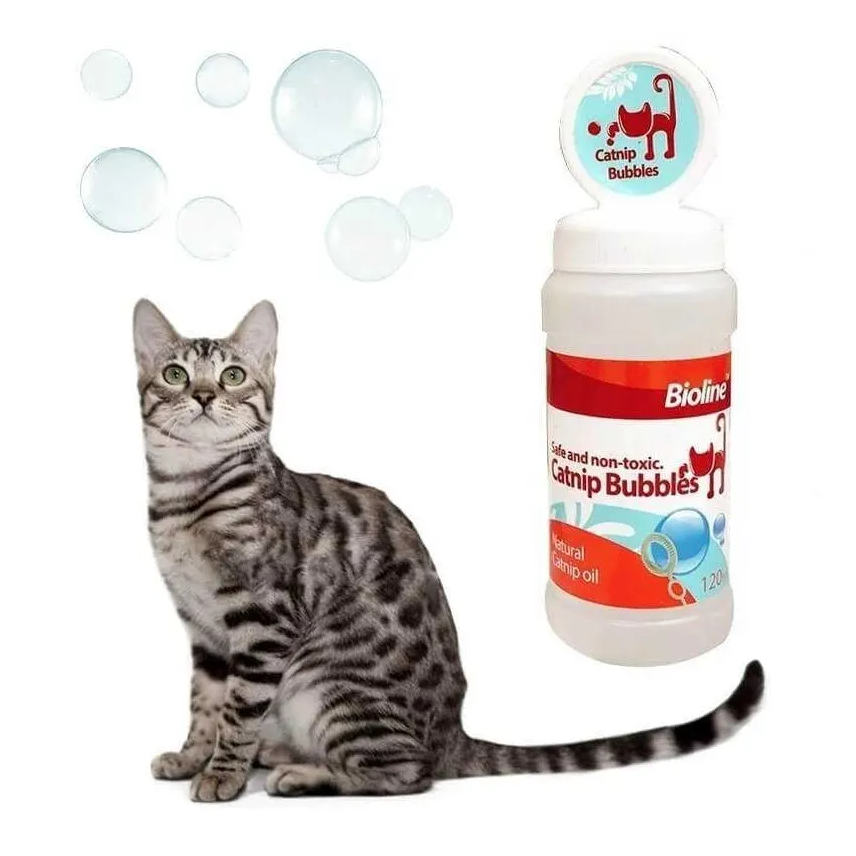 Burbujas de Catnip para gatos 120ml