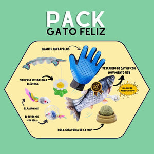 Pack Gato Feliz (solo 100 unidades en stock!)