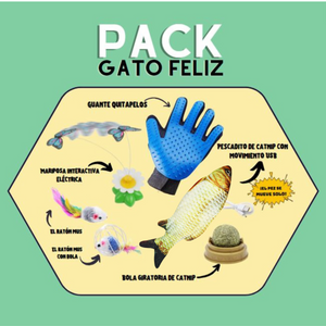 Pack Gato Feliz (solo 100 unidades en stock!)