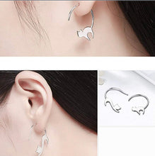 Cargar imagen en el visor de la galería, Pendientes minimalistas - Plata 925
